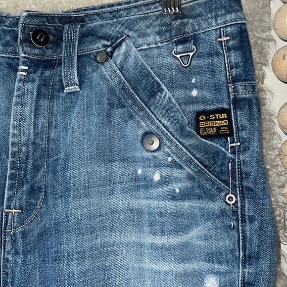 G-Star Raw Denim, Denim 3301, Distressed Boyfriend Jeans - Picture 4 of 16